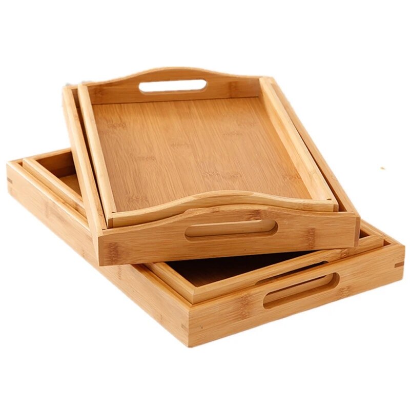 Bamboo Wooden Serving Tray