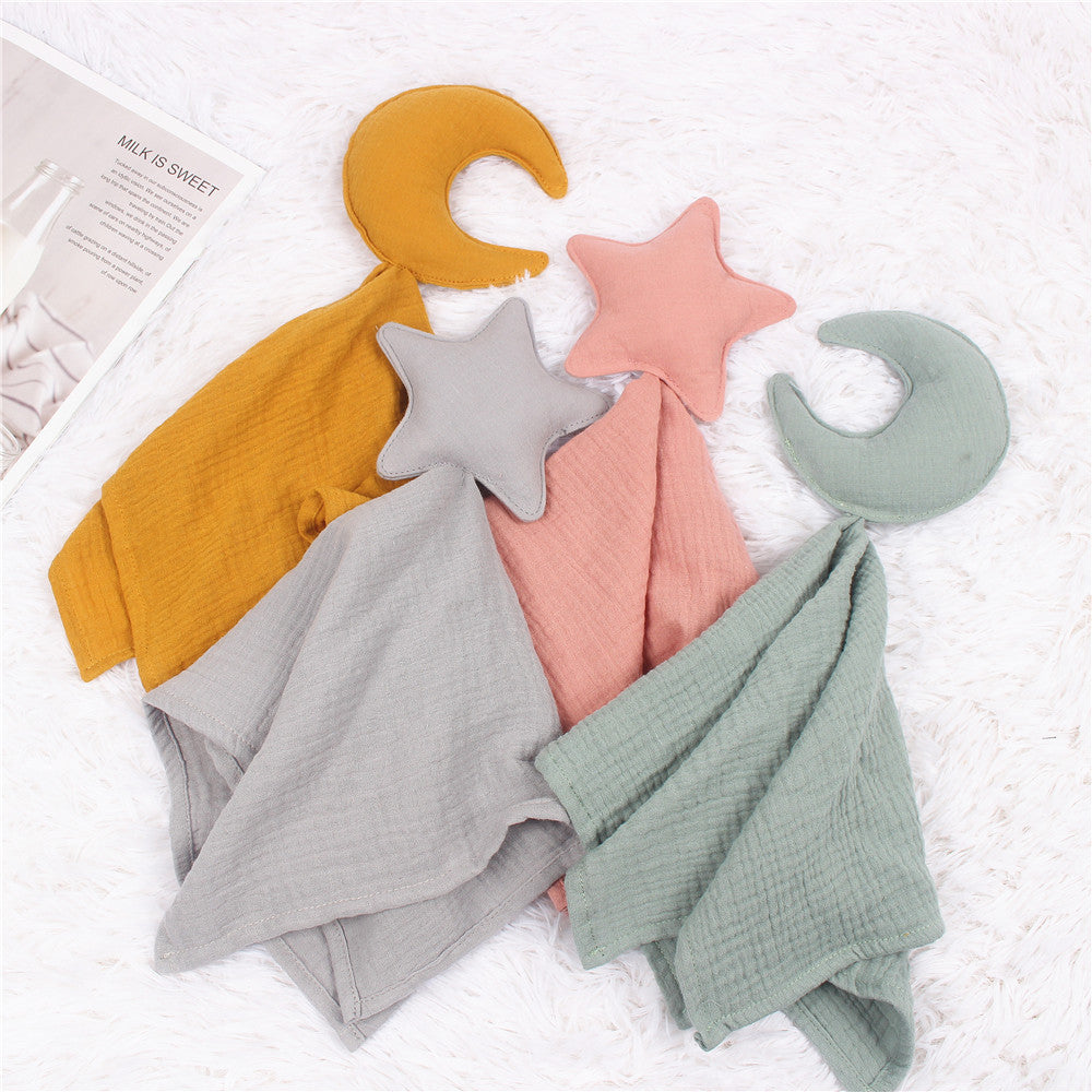 Muslin Baby Star &amp; Moon Comfort Blanket