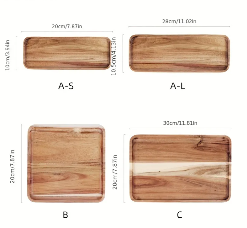 Acacia Wood Tray