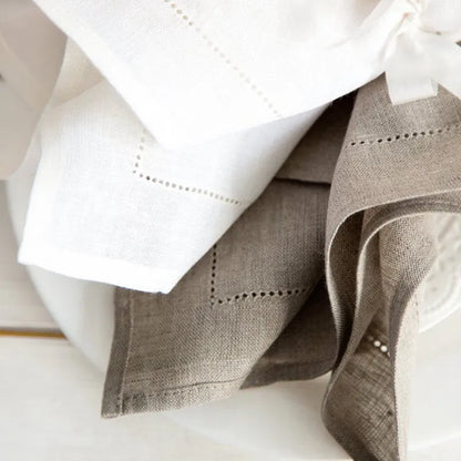 Linen Hemstitch/Lace Napkins