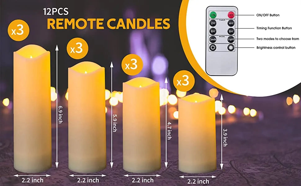 Flameless LED Candles