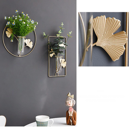 Wall-Mounted Floral Vases